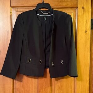 White House Black Market Black Blazer